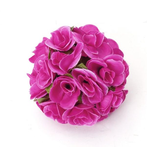 

artificial flower rose ball for home wedding decoration - pink, Red;brown
