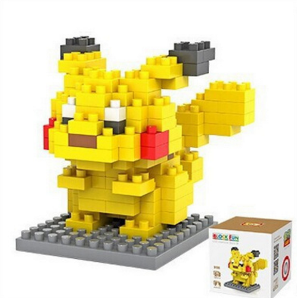 

Loz figure model toy pikachu charmander bulba aur quirtle mewtwochild eevee gift anime building brick block hipping