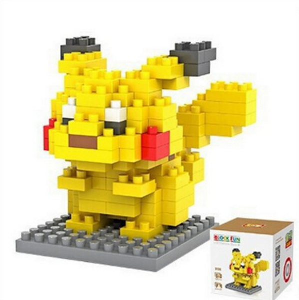 

LOZ Figures Model Toys Pikachu Charmander Bulbasaur Squirtle Mewtwochild Eevee gift Anime Building Bricks Blocks free shipping