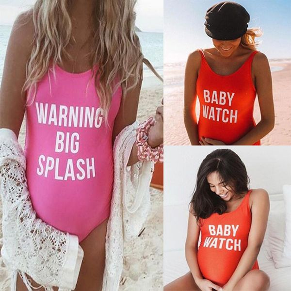 2020 Plus Size Maternity Baby Watch Beach Swimming Suit Pregnant