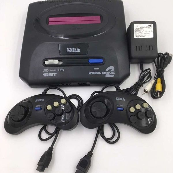 

Sega Genesis / MD compact 2 в 1, двойная система, игровая приставка / картридж с поддержкой оригинальной игровой карты 2018 Новый