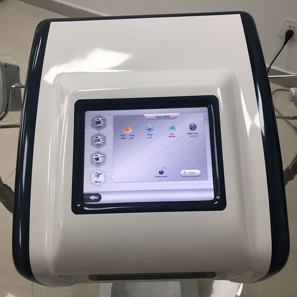 Sistema de resfriamento frio Therapy Sistema de resfriamento de gordura congelamento Redução de vácuo Photol Cryolipolysis Máquina com 4 alças