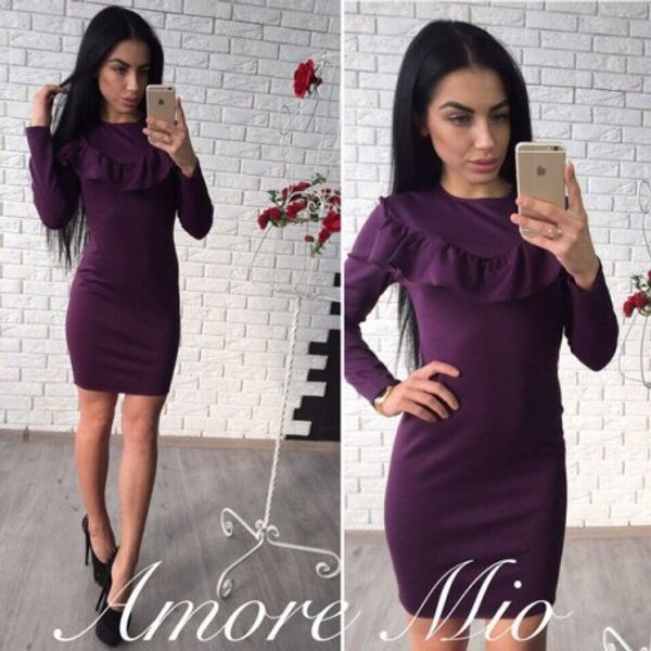 

2018 summer autumn new style women vintage long sleeve o-neck casual ruffles bodycon dress plus size xl female sheath dresses, White;black