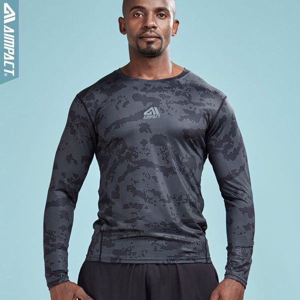 

mens compression long sleeve quick dry t shirts patchwork breathable fitness bodybuilding shirts brand clothing sportwear am3012, White;black