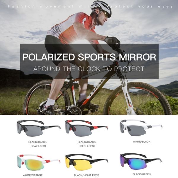 

2018 fashion men's sunglasses outdoor riding mirror gradient popular lenses uv400 visible light transmittance 80% 9 kinds of color sele