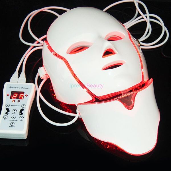 

portable korea 7 colours led pdt bio-light therapy facial rejuvenation mask beauty machine for home use