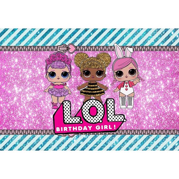 

Lol Doll Suprise Girl Birhtday Photography Studio Backdrop Background