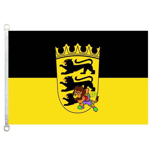 

baden wÃ¼rttemberg flag,90*150cm ,100% polyester, banner,digital printing