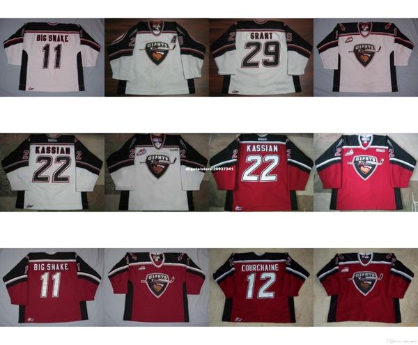 

custom customize whl vancouver giants mens womens kids 22 matt kassian 12 adam courchaine 29 tristan grant hockey jerseys goalit cut, Black;red