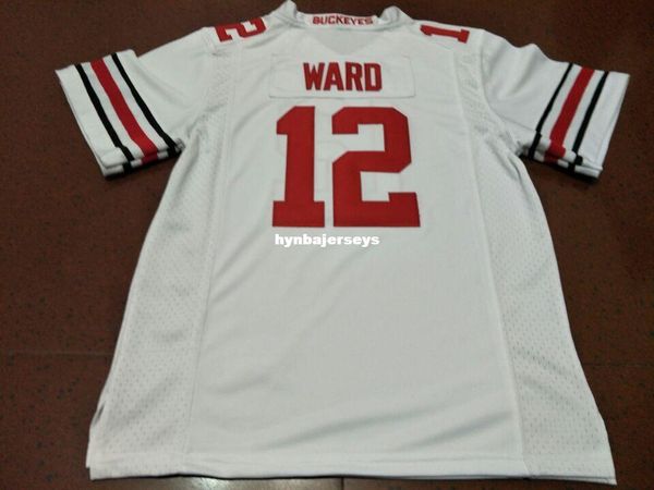 

men #12 malik hooker ohio state buckeyes college jersey white red black personalized xs-6xl or custom any name or number jersey, Black;red