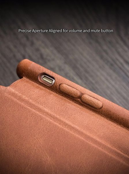 

Сверхтонкий чехол для iPhone 7 plus Роскошная кожаная откидная крышка со скрытой магни
