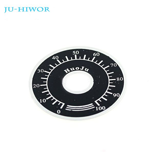 

10pcs wth118 a03 potentiometer knob scale digital scale dial 0 to 100 40mm can be matched