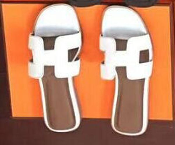

top leather Horse Women Designer Sandals luxury slippers with box Dust Bag Designer Shoes Luxury Slide Summer Wide Flat Sandals Slipper