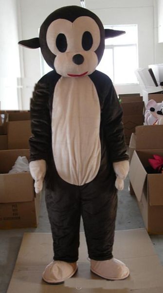 

2018 lovely jump monkey jump cartoon doll mascot costume ing, Red;yellow