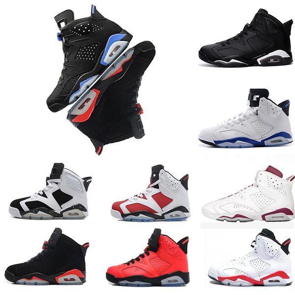 

2018 new mens basketball shoes 6 6s high oreo maroon gatorade alternate hare unc black carmine casual athletic sports shoe sneakers trainers