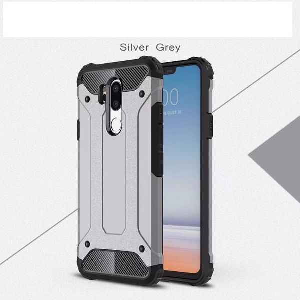 Armadura híbrida defensor case tpu + pc à prova de choque case capa para lg g7 thinq u f820l stylus 3 lg styllo 4 k9 v20 50 p