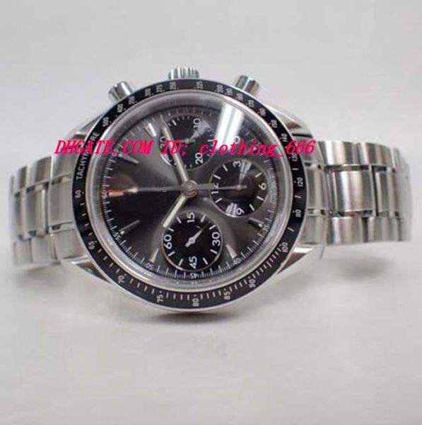 

luxury watches steel bracelet men's watch 323.30.40.40.06.001 40mm quartz man watch wristwatch, Slivery;brown