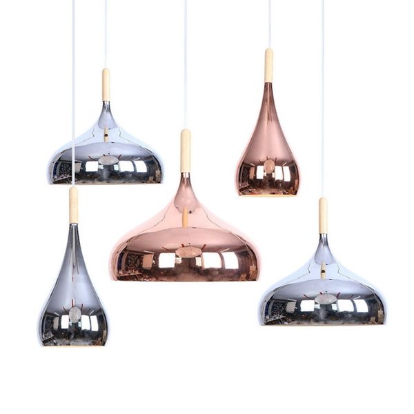 Nordic Post Modern Rose Gold Chrome Pated Chandelier Dining Room Nordic Post Modern Rose Gold Chrome Pated Chandelier Dining Room Bedroom Living Iron Simple