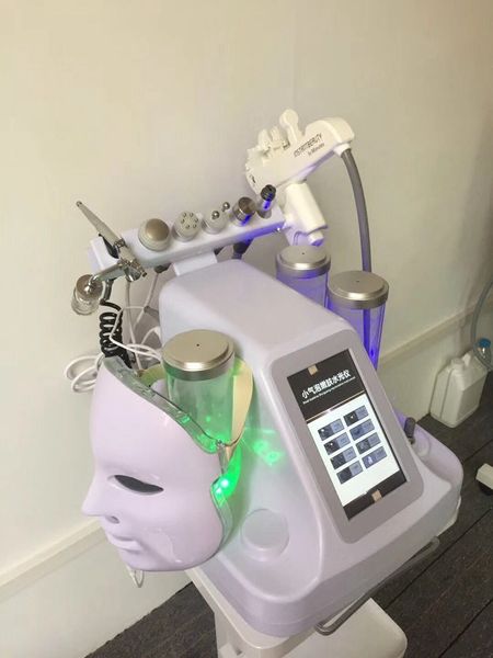 

8in1 Mesotherapy RF Water Hydrafacial Dermabrasion очищение кожи LED PDT маска Кислородная струя холодный молоток био подтяжка лица ультразвуковая машина