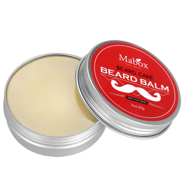 

Mabox natural beard conditioner beard balm for gentlemen 60g natural organic mou tache wax for whi ker mooth tyling beard care