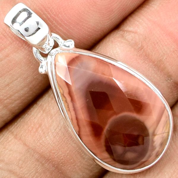 

imperial jasper pendant 925 sterling silver , 37 mm, ap0359