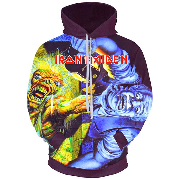 

cloudstyle 2018 3d heavy metal print hoodies men pullovers fashion hooded sweatshirts street wear plus size 5xl, Black