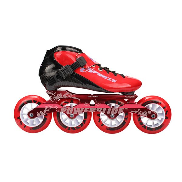 

speed inline skates carbon fiber professional 4*100/110mm competition skates 4 wheels racing skating patines similar powerslide