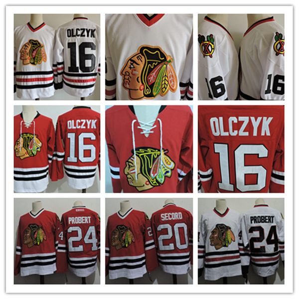 

Men 1999 chicago blackhawk ed olczyk jer ey titched 24 bob probert 20 al ecord chicago black hawk hockey jer ey 3xl