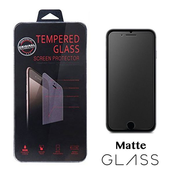 

2 5d anti glare matte fro ted tempered gla creen protector film for iphone 7 8 x xr x max with retail box