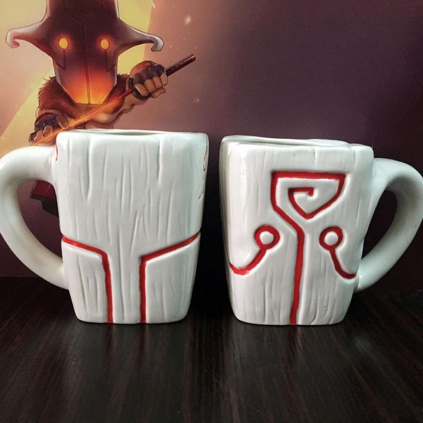 Discount 100 Official Dota 2 Ti4 Accessory Juggernaut Jugg Mask Pendant Ceramic Mug Coffee Mug For Collection Traveling Mugs Travelling Mugs From