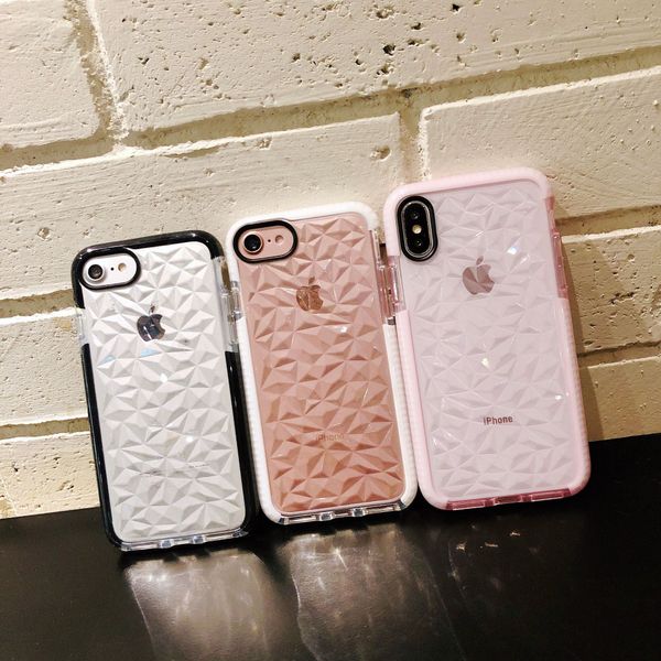 

diamond grain for iphone 6s case dual color for goophone x designer phone case tpu back cover