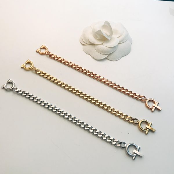 

power flow bracelet the steel hand chain for lady(17) very personalities and features.the bracelet has 3 conforms of small hands or crowns, Black