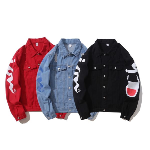 

2018 autumn men designer long sleeve jacket male casual streetwear hip hop slim fit black red coat m-2xl, Black;brown
