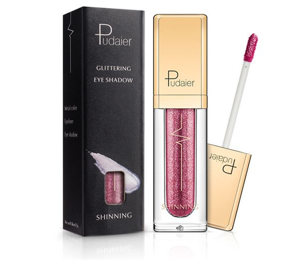 

new arrival pudaier 18 color liquid shinning eyeshadow glittering eye shadow of charm ing