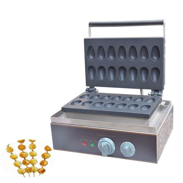 Qihang_top ticari Mini yumurta gözleme kek yapma makinesi fiyat elektrikli endüstriyel bıldırcın yumurtası waffle makinesi makinesi
