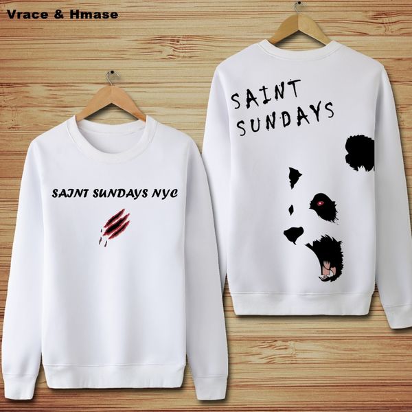 

chinese style angry panda pattern printing fashion classic pullover hoodies autumn&winter new quality oversized sweatshirts men, Black