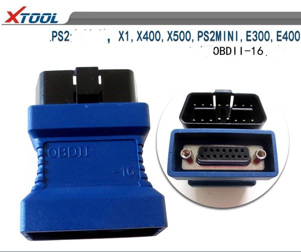 

for xtool ps2 obdii-16 connecter for x1 ps2mini e300 e400 x400 x500 obd ii obd 2 obd-ii adaptor diagnostic obdii obd2 adapter