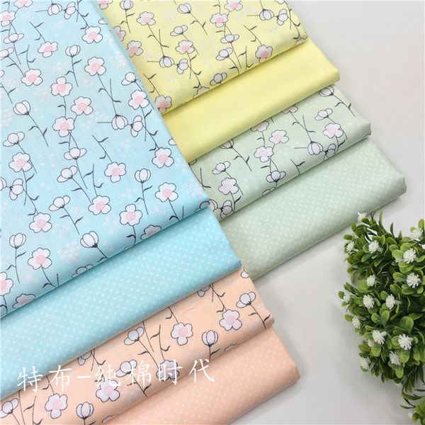 

160cm*50cm cotton cloth flower sewing fabric for baby diy bedding cushions crafts patchwok handwork decor tecido, Black;white