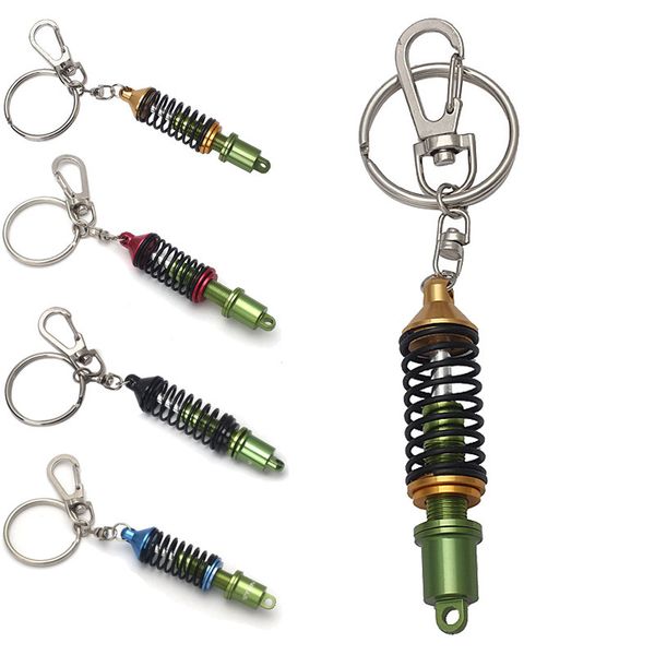 

car auto tuning parts key chain shock absorber nos keychain keyring, Silver