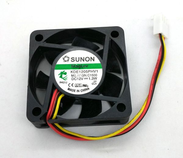 

orignal sunon kde1205phv1 af dc12v 1.3w tachometer signal 3lines cooling fan