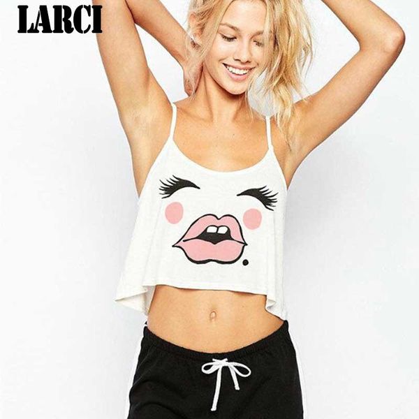 

larci 2018 summer striped split tie back crop short cami women casual spaghetti strap bow vest knot beach vest e5058, White