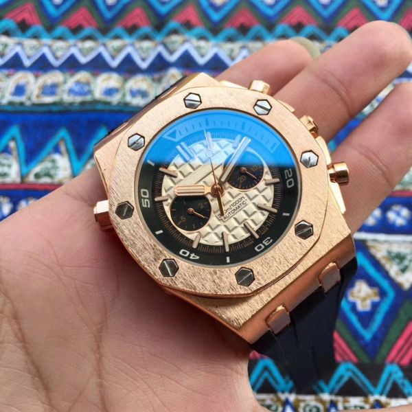 

AAA Luxury mens watches Business brand automatic mechanical dive aaa quality watch ceramic bezel luminous stainless pointersteel Solid strap
