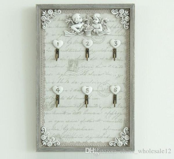 2019 Home 20 30 Cm Vintage Home Decor Wooden Resin Decorative Key