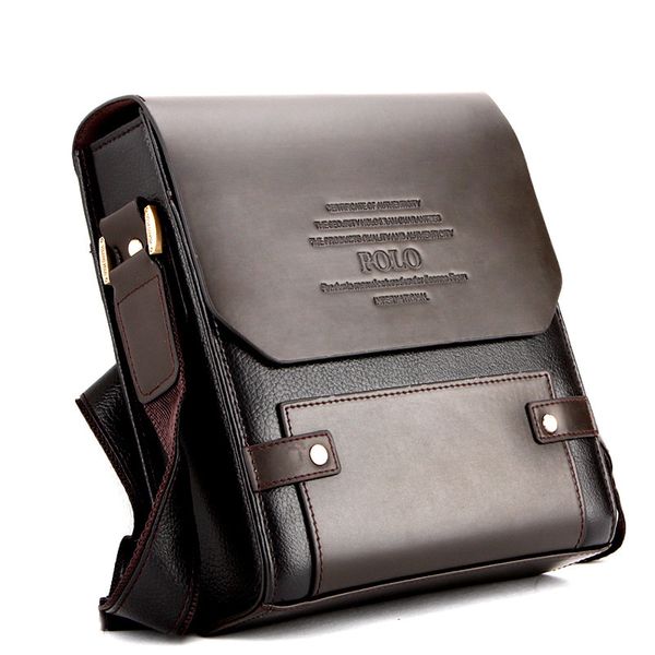 

new european and american big fashion men's business bag leather men's shoulder messenger bag spot wholesale