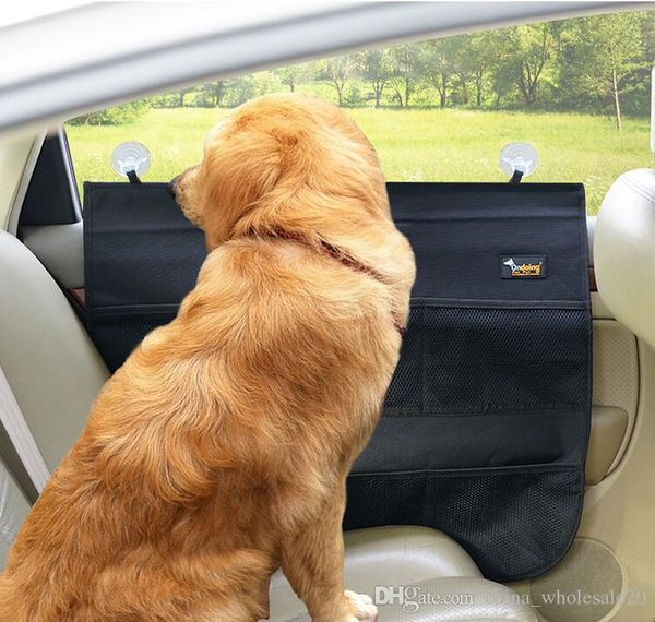 2 Pack Waterproof Pet Car Door Cover Protector For Back Seat