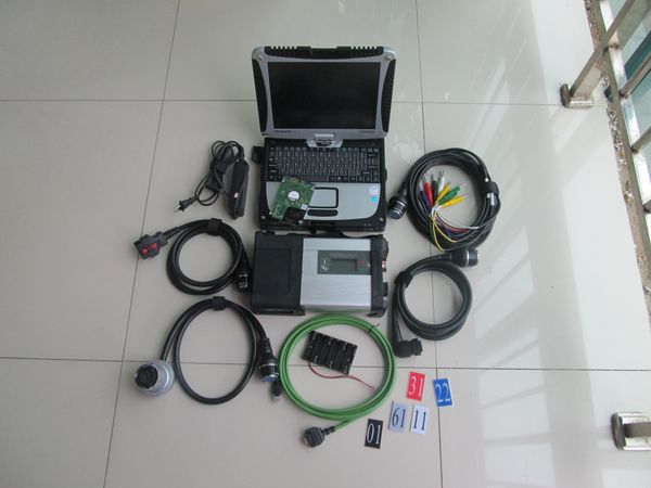 

mb star c5 sd connect diagnostic tool with hdd 320gb for panasonic cf19 laptouch screen super quality