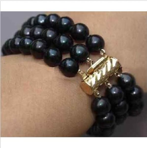 

реальный очаровательный 3 ряд 7.5-8, Black