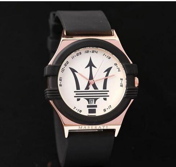 

2017Casual кварцевые часы Мужчины Женщины топ бренд maserati из нержавеющей стали часы Reloj
