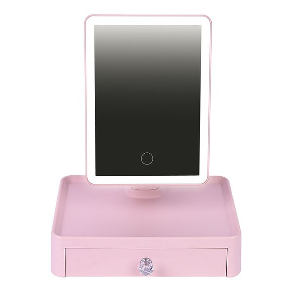 

led light standing mirror makeup portable deskvanity mirrors with lights cosmetic make up mirror with lamp cosmetic tools