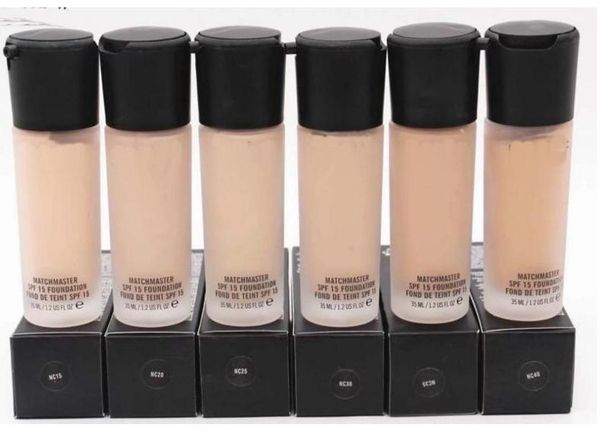

12 pcs good quality lowest selling good sale 2018 products makeup matchmaster spf 15 foundation 35 ml & gift